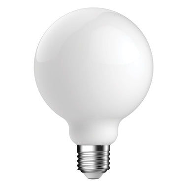 Domus KEY-G95 - 8.6W LED G95 Spherical Shape Frosted Glass Globe - E27 2700K