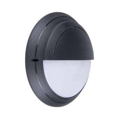 Domus POLYRING-RND-EYE - Round Eyelid Fascia Polycarbonate Wall Light Black