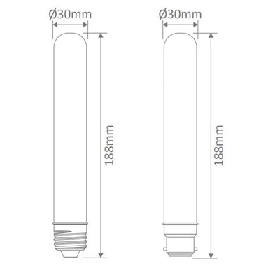 Domus CF-BANANA - 20W Incandescent Tungsten Carbon Filament Banana Shape Globe - B22-Domus Lighting-Ozlighting.com.au