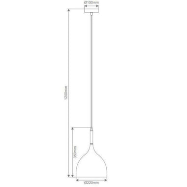 Domus JADE-220 - 1 Light Pendant-Domus Lighting-Ozlighting.com.au