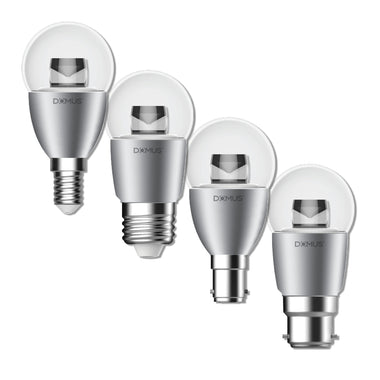 Domus KEY-ROUND - 6W Clear Dimmable LED Globe Base-Domus Lighting-Ozlighting.com.au