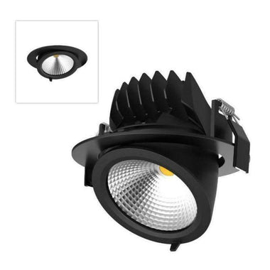 Domus SCOOP-25 - 25W LED Dimmable Scoop Adjustable Downlight - 3000K/4000K/5000K-Domus Lighting-Ozlighting.com.au
