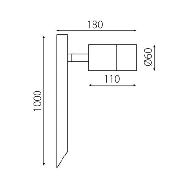 SCI PREMIUM GARDEN SPIKE - 6W 12V Exterior LED Garden Spike Light IP65 316 Stainless Steel 3000K - DRIVER REQUIRED-SCI-Ozlighting.com.au