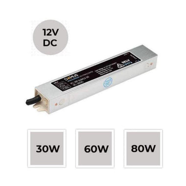 DRIVER-WP12/SLIM - 12V DC Constant Voltage Weatherproof IP66 LED Driver | Domus-Domus Lighting-Ozlighting.com.au