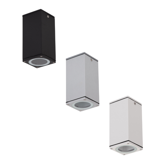 Domus ALPHA-SM - 6W 240V AC Surface-Mounted Ceiling Light IP65 - BASE ONLY - GLOBE REQUIRED