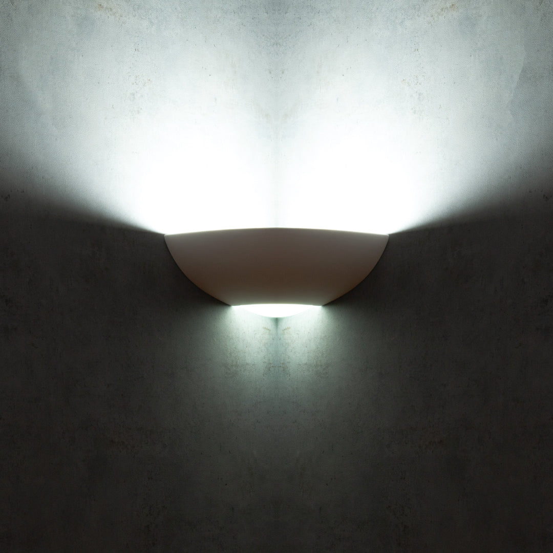 Domus BF-7949 - Ceramic Two Way Interior Wall Light - Raw