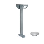 Boluce BL-7381 INTRO STELO - Exterior Small 600mm 2x6W LED Twin Bollard Light IP55 Silver 3000K