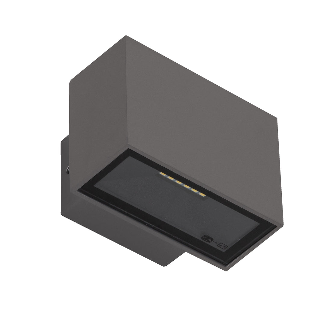 Domus BLOCK-6 - 6W LED Modern Exterior Up/Down Wall Light IP65