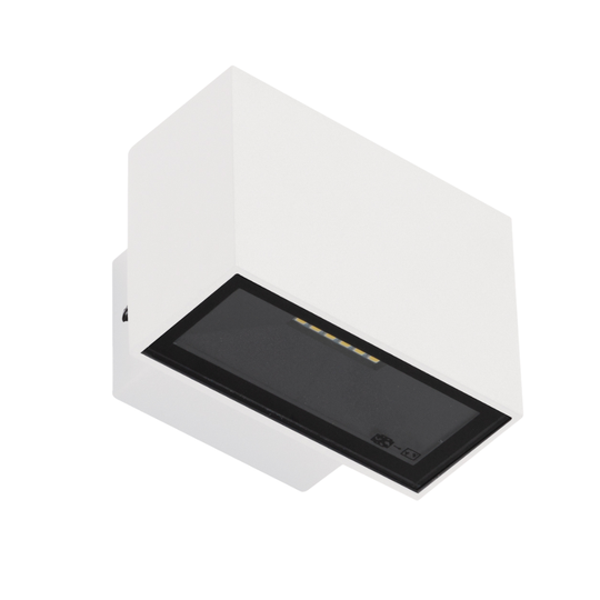 Domus BLOCK-6 - 6W LED Modern Exterior Up/Down Wall Light IP65