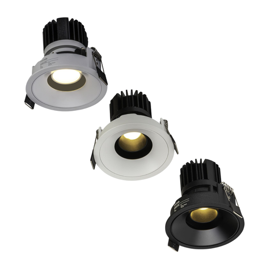 CoLab BONO-A75 - 6W LED Single Colour Dimmable Mini Adjustable Deepset Downlight IP44 3000K