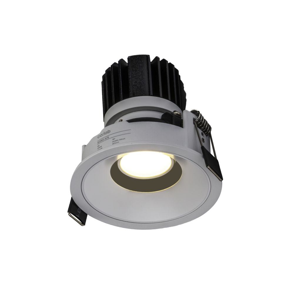 CoLab BONO-A75 - 6W LED Single Colour Dimmable Mini Adjustable Deepset Downlight IP44 3000K