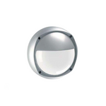 Boluce BL-1005 LEM MINI - Exterior Small Round Bunker Light with Eyelid Fascia IP55 Silver