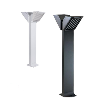 Boluce BL-2094 SELECTA - Exterior Large 1200mm Twin Bollard Light With Grille IP54