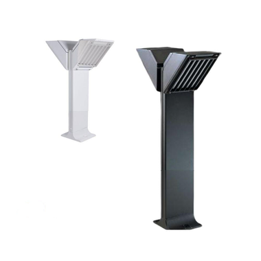 Boluce BL-2098 SELECTA - Exterior Small 850mm Twin Bollard Light With Grille IP54