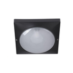 Boluce BL-3040 STELLA - Exterior Large Square Bunker Light with Plain Fascia IP55 Black