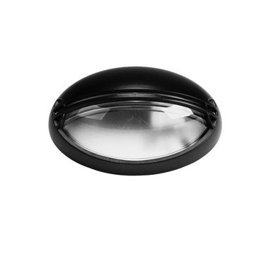 Boluce BL-9042 AIRONE - Exterior Oval Bunker Light with Eyelid Fascia IP54 Black