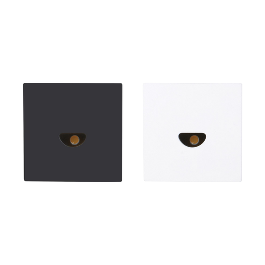 Domus CAMINO-SQR-ASY - 3W LED Tri-Colour Dimmable Square Recessed Steplight 240V IP54
