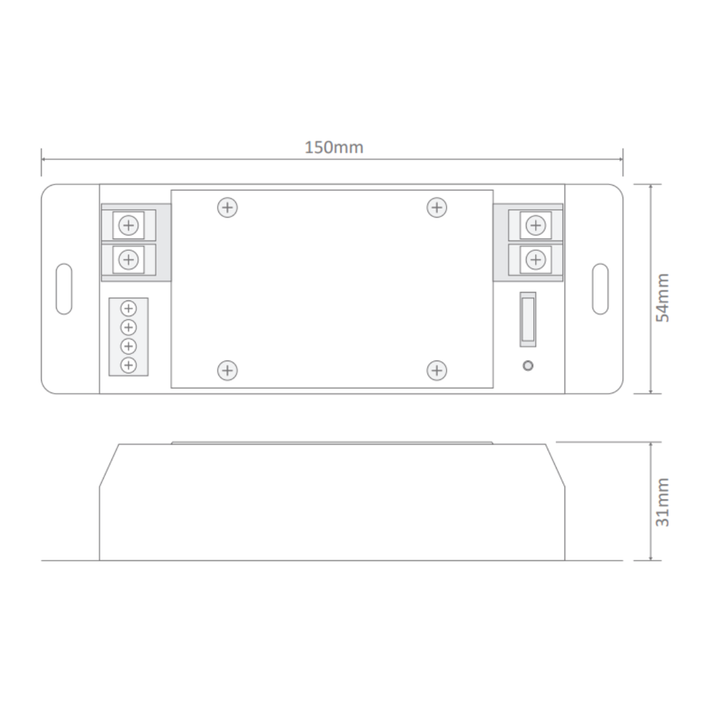 Domus CHAM-DR-1C - Single Channel LED Data Repeater