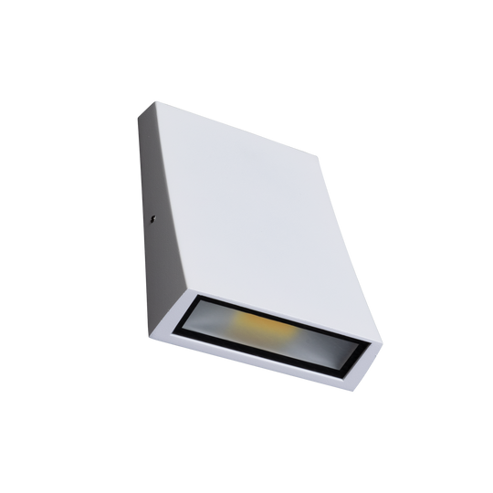 SCI DENT-I - 6W LED Downwards Modern Exterior Wall Light - White TRIO Colour Temperature Selectable