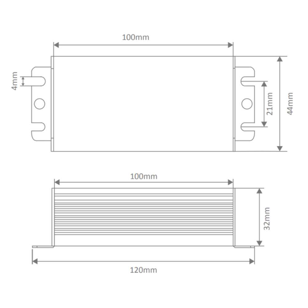 Domus DRIVER-12V-WP - 10W 12V DC Constant Voltage Weatherproof IP66 LED Driver