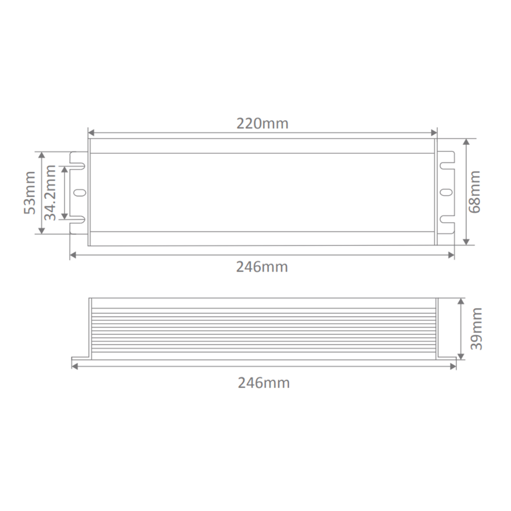 Domus DRIVER-12V-WP - 250W 12V DC Constant Voltage Weatherproof IP66 LED Driver