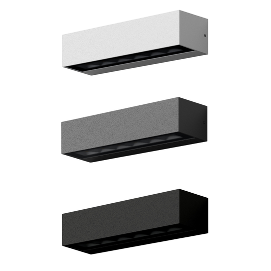 Domus DASH-13 - 13W LED Modern Exterior Up/Down Wall Light IP65