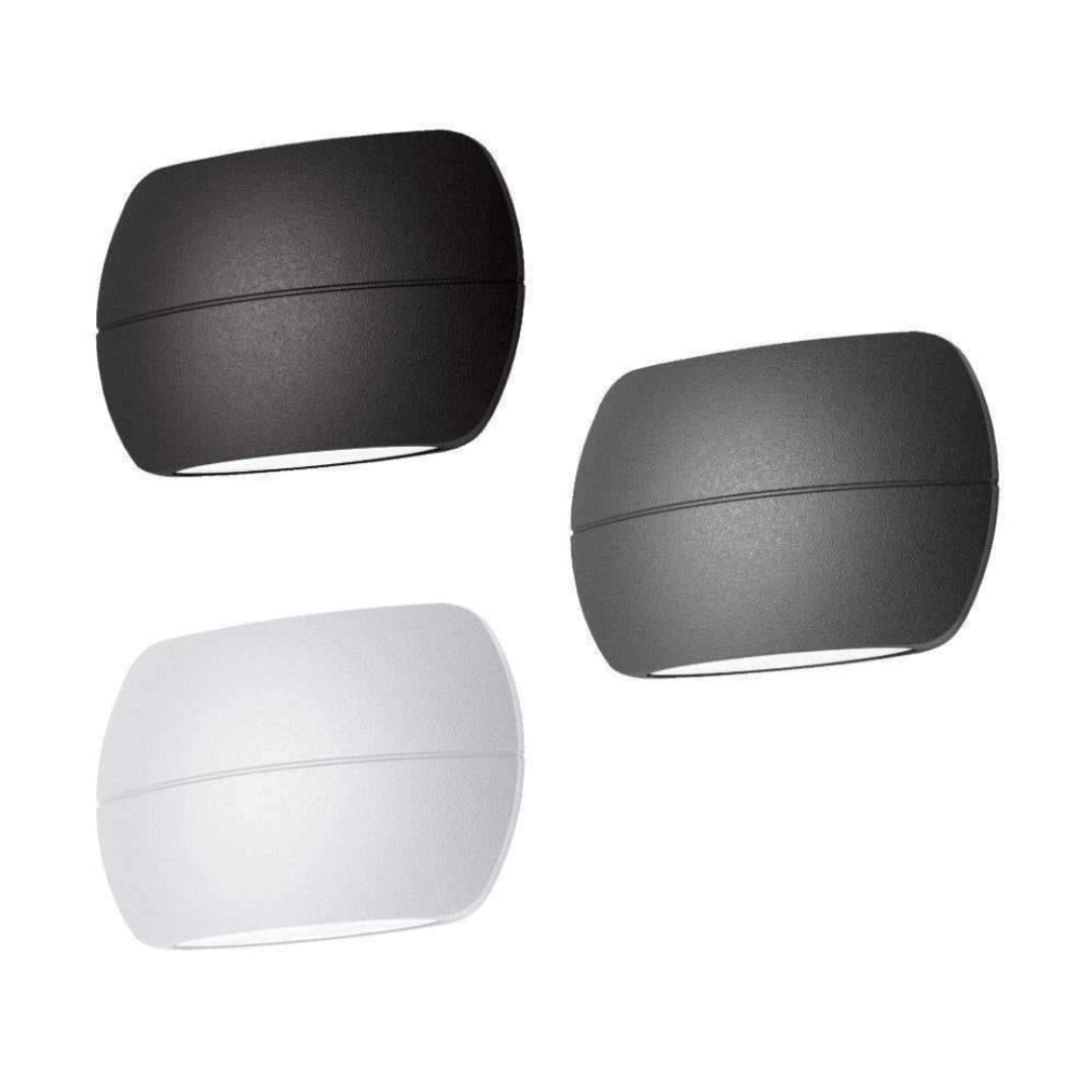 Domus BELL-8 - 8W LED Modern Exterior Up/Down Wall Light IP65-Domus Lighting