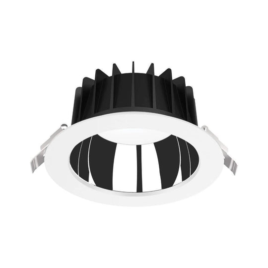 Domus EXPO - 10W/25W/35W LED Tri-Colour Dimmable Low Glare Polished Reflector Deepset Downlight IP44-Domus Lighting-Ozlighting.com.au
