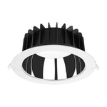 Domus EXPO - 10W/25W/35W LED Tri-Colour Dimmable Low Glare Polished Reflector Deepset Downlight IP44-Domus Lighting-Ozlighting.com.au