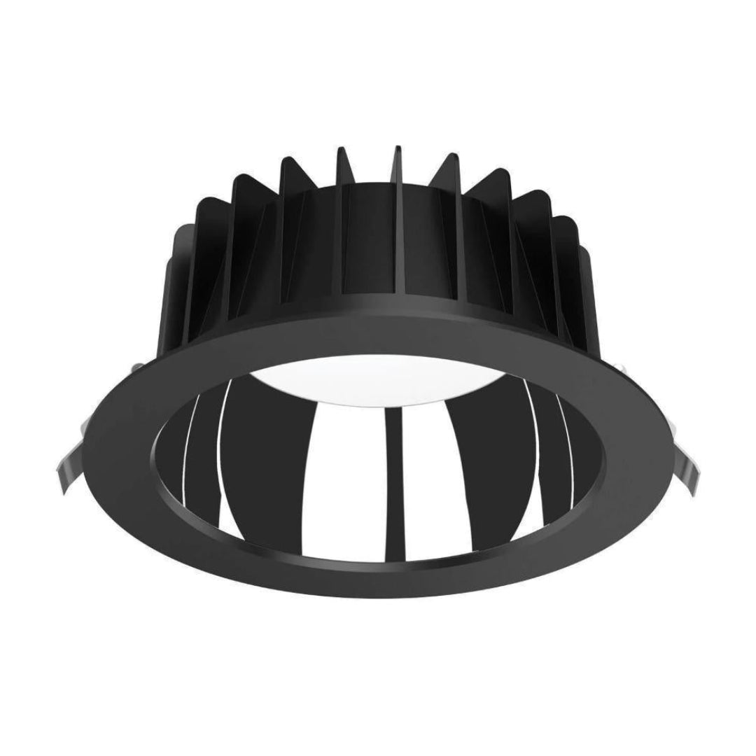 Domus EXPO - 10W/25W/35W LED Tri-Colour Dimmable Low Glare Polished Reflector Deepset Downlight IP44