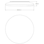 Domus MONDO - 20W/30W Round Colour Switchable LED Ceiling Light IP44 - TRIO-Domus Lighting-Ozlighting.com.au