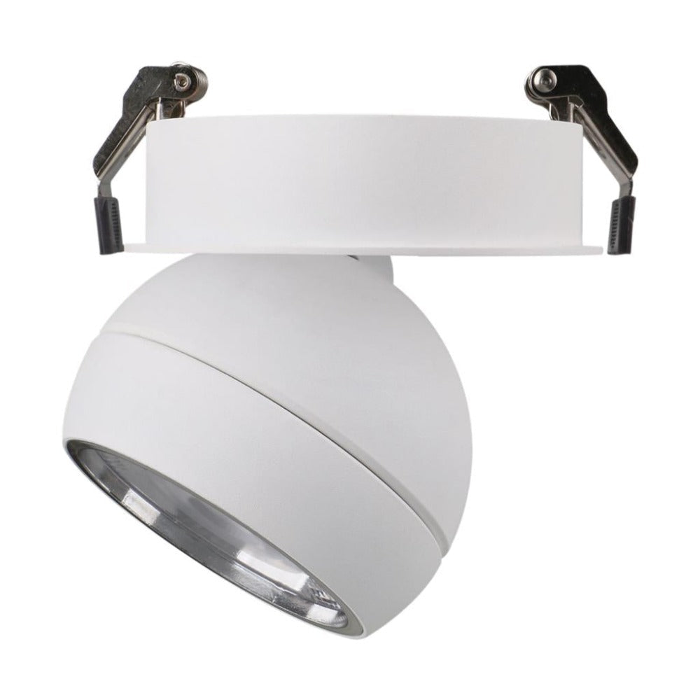 Domus MOON-REC - 6/9W LED Power/Tri-Colour Switchable Dimmable Semi-Recessed Downlight-Domus Lighting-Ozlighting.com.au