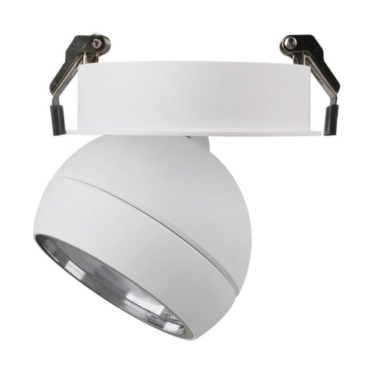 Domus MOON-REC - 6/9W LED Power/Tri-Colour Switchable Dimmable Semi-Recessed Downlight-Domus Lighting-Ozlighting.com.au