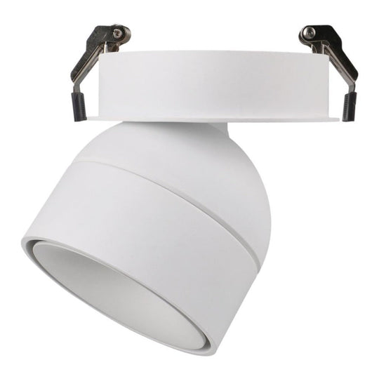 Domus MOON-REC - 6/9W LED Power/Tri-Colour Switchable Dimmable Semi-Recessed Downlight-Domus Lighting-Ozlighting.com.au