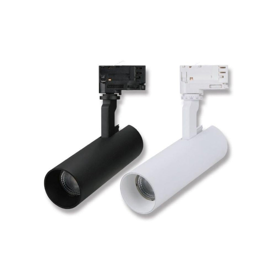 Domus THOR-35 - 35W LED 3-Circuit Slim Track Mounted Head Spot Light-Domus Lighting