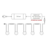 Domus VIVID-5PK - 5 x 0.6W LED Deck Lights - 12V-Domus Lighting-Ozlighting.com.au
