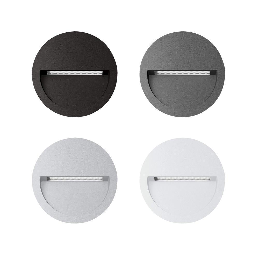 Domus ZAC-4-RND - 4W LED Exterior Round Recessed Step Light IP65-Domus Lighting-Ozlighting.com.au