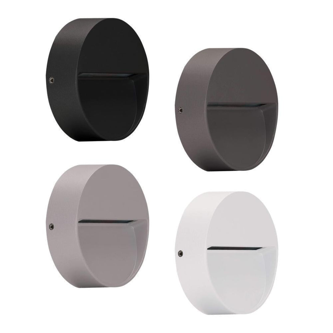 Domus ZEKE-4-RND - 4W 12V DC LED Exterior Round Surface Mount Step Light IP65 - DRIVER REQUIRED-Domus Lighting