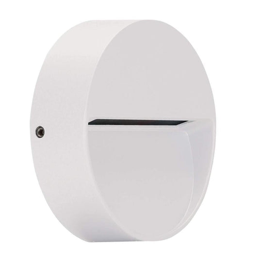 Domus ZEKE-4-RND - 4W LED Exterior Round Surface Mount Step Light IP65-Domus Lighting-Ozlighting.com.au