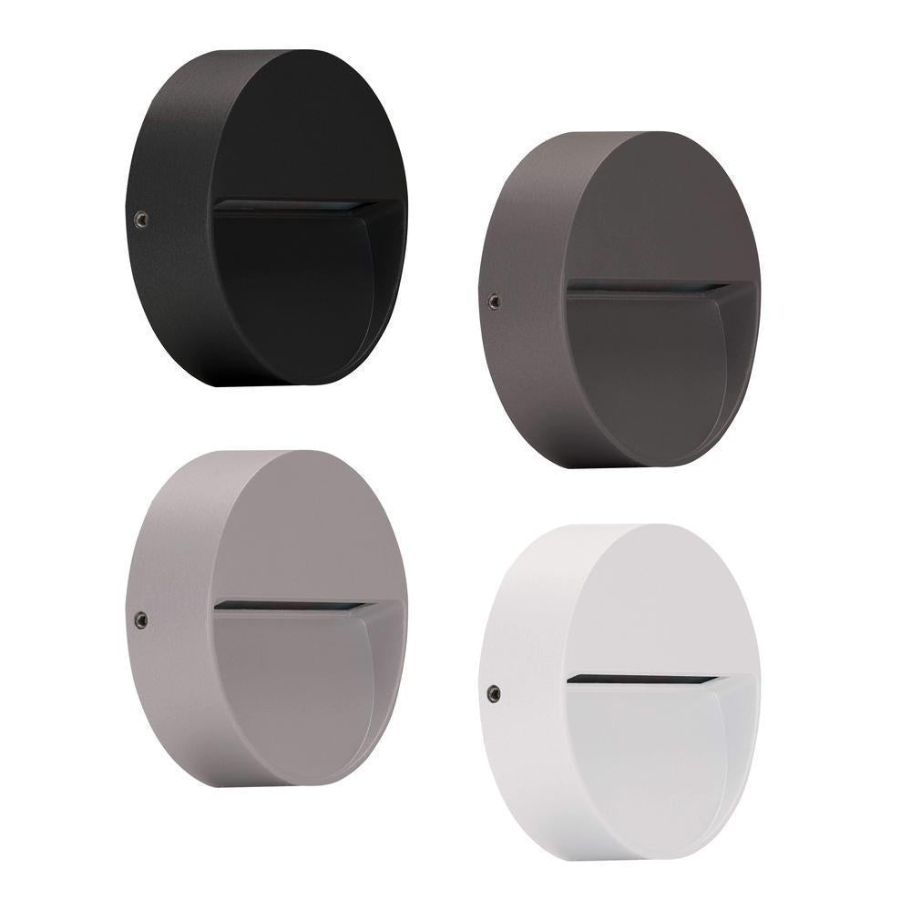 Domus ZEKE-4-RND - 4W LED Exterior Round Surface Mount Step Light IP65-Domus Lighting-Ozlighting.com.au