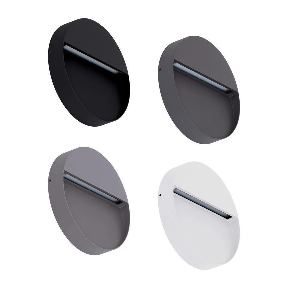 Domus ZEKE-9-RND - 9W LED Exterior Round Surface Mount Step Light IP65-Domus Lighting-Ozlighting.com.au