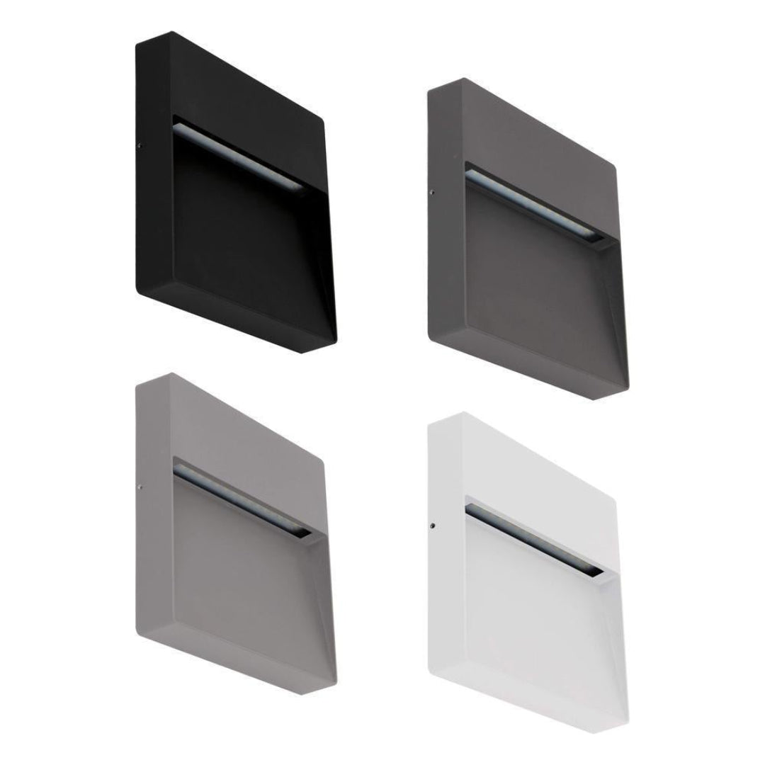 Domus ZEKE-9-SQR - 9W 12V DC LED Exterior Square Surface Mount Step Light IP65 - DRIVER REQUIRED-Domus Lighting