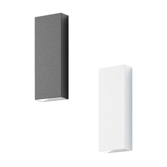 Domus EDGE-8 - 8W LED Modern Exterior Up/Down Wall Light IP65