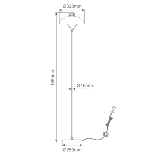 Domus FORGE-FL - Metal Floor Lamp