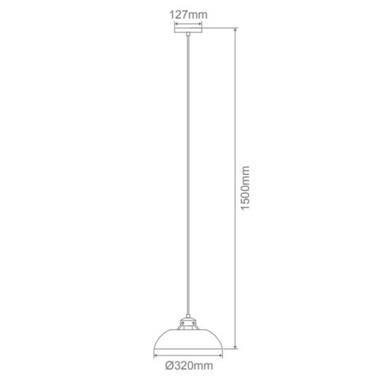 Domus FORGE-PDT - 1 Light Metal Pendant