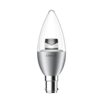 Domus KEY-CANDLE - 6W Clear Dimmable LED Globe B15 2700K