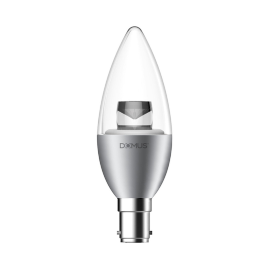Domus KEY-CANDLE - 6W Clear Dimmable LED Globe B15 2700K