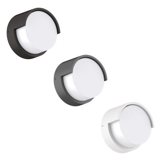 Domus LIVI-5 - Modern LED Tri-Colour Downward Coastal Exterior LED Wall Light IP65 - TRIO