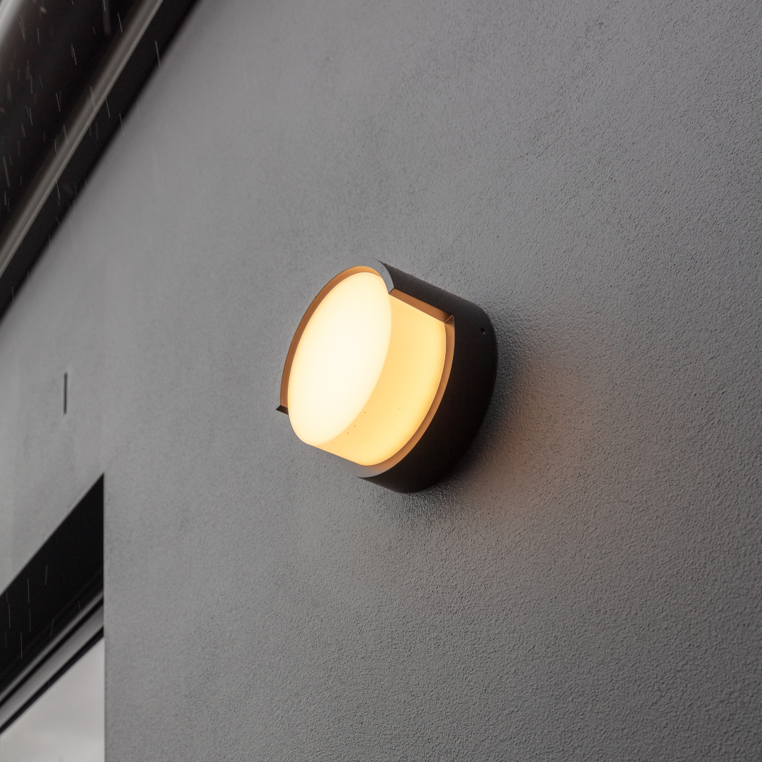 Domus LIVI-5 - Modern LED Tri-Colour Downward Coastal Exterior LED Wall Light IP65 - TRIO