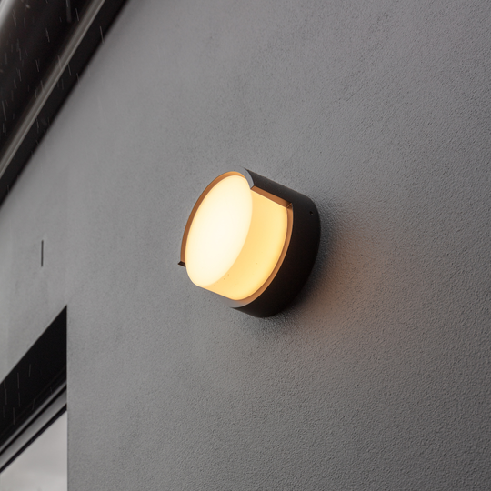 Domus LIVI-5 - Modern LED Tri-Colour Downward Coastal Exterior LED Wall Light IP65 - TRIO